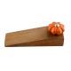 2 Pieces Orange Crackle Melon Ceramic Wooden Door Stopper